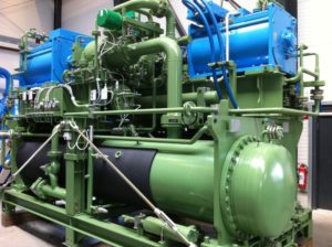 Twin Unitop 22S chiller for the nuclear power plant Taishan, China